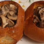 Mushrooms in batches